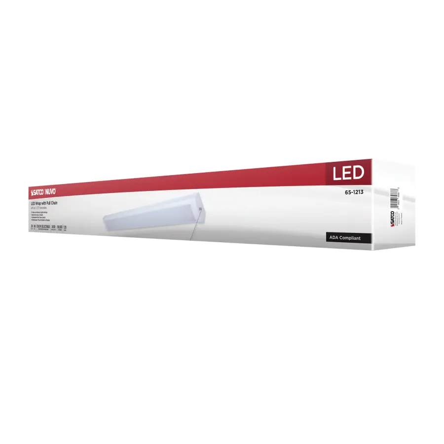 LED 4-Foot Wrap Light with Pull Chain - White - Image 13
