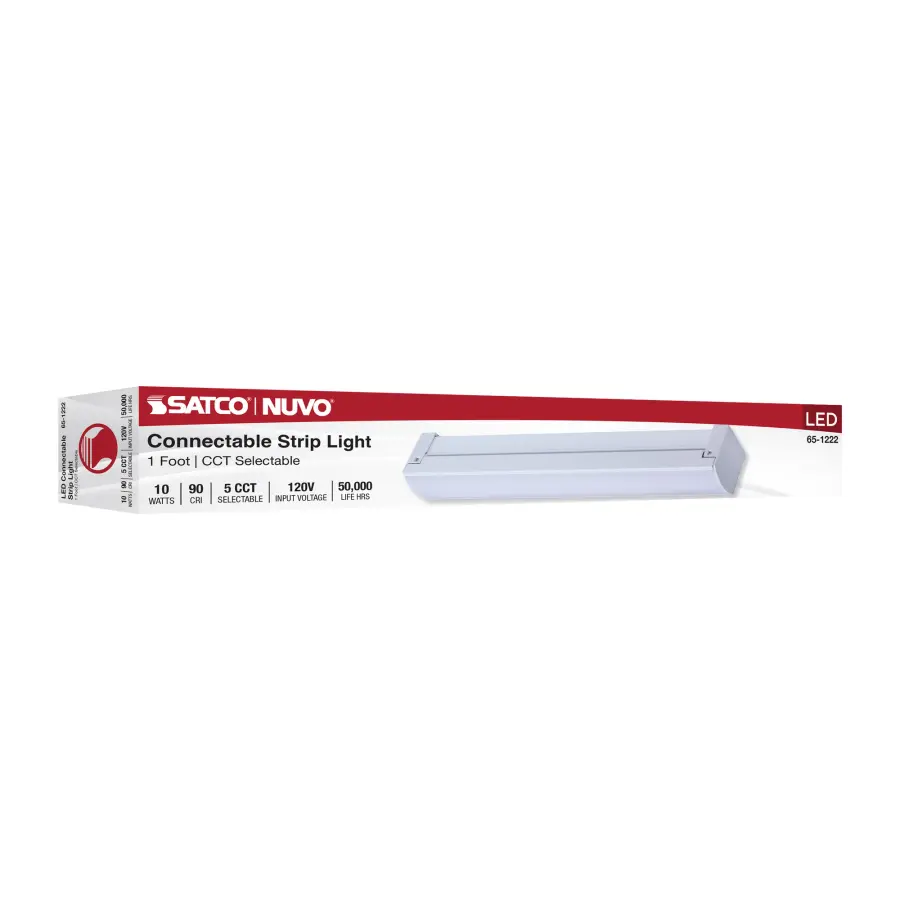 LED 1-Foot Connectable Strip Light - White - Image 11