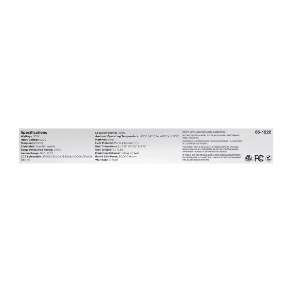 LED 1-Foot Connectable Strip Light - White - Image 10