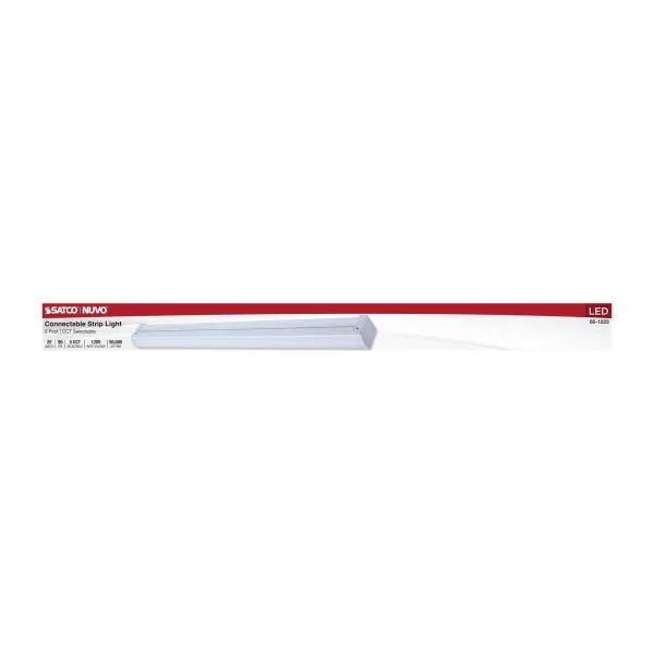 LED 2-Foot Connectable Strip Light - White - Image 7