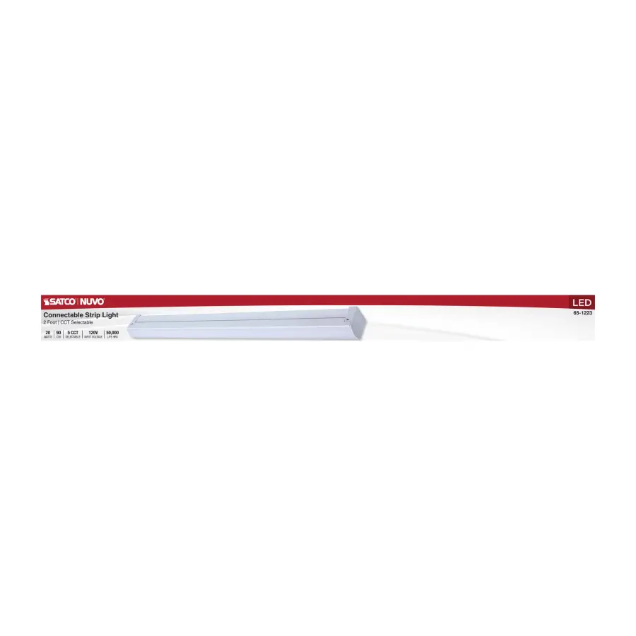 LED 2-Foot Connectable Strip Light - White - Image 7