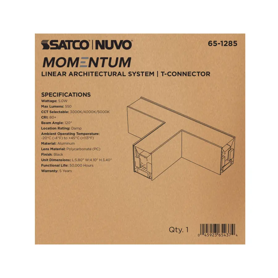 Momentum T-Connector for LED Linear System - Image 4
