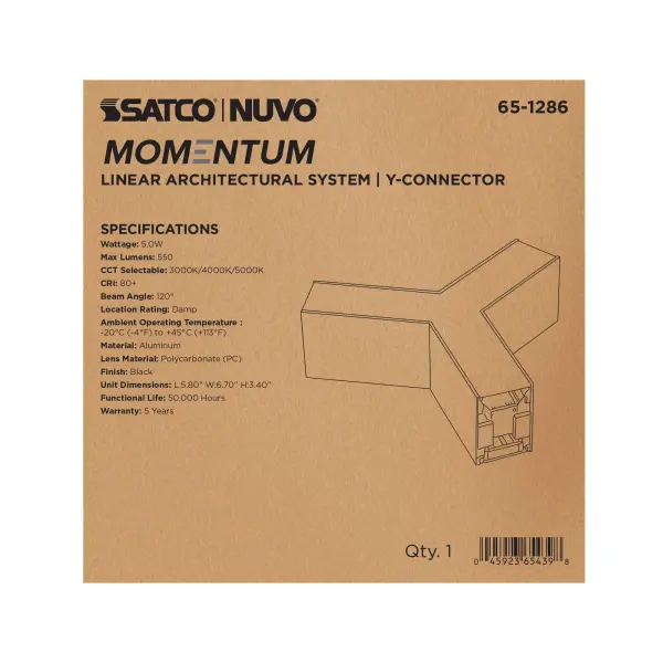 Momentum Y-Connector for LED Linear System - Image 4
