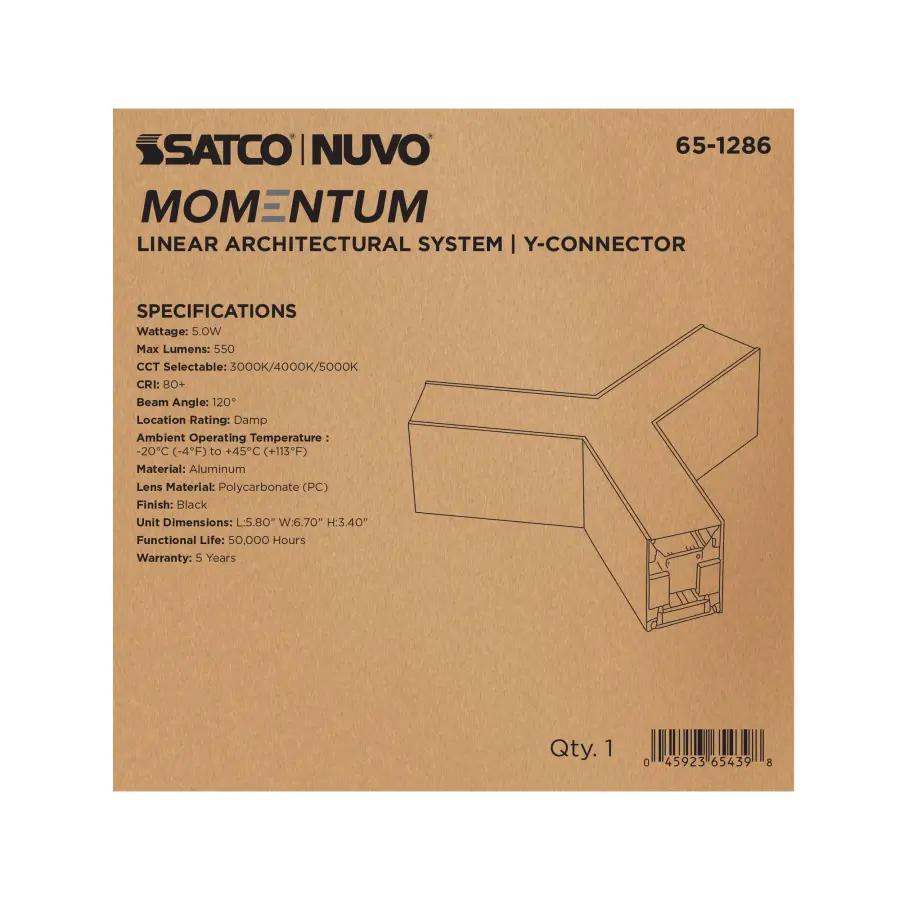 Momentum Y-Connector for LED Linear System - Image 4