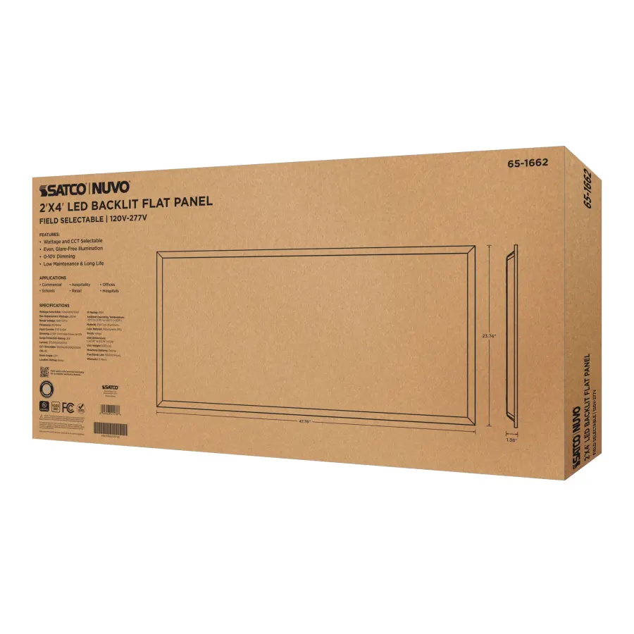2x4 LED Backlit Panel - Wattage & Color Selectable - Image 11