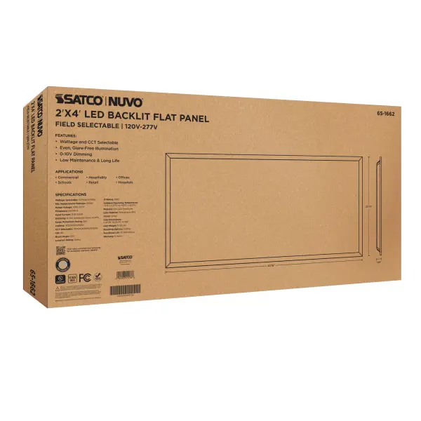2x4 LED Backlit Panel - Wattage & Color Selectable - Image 10