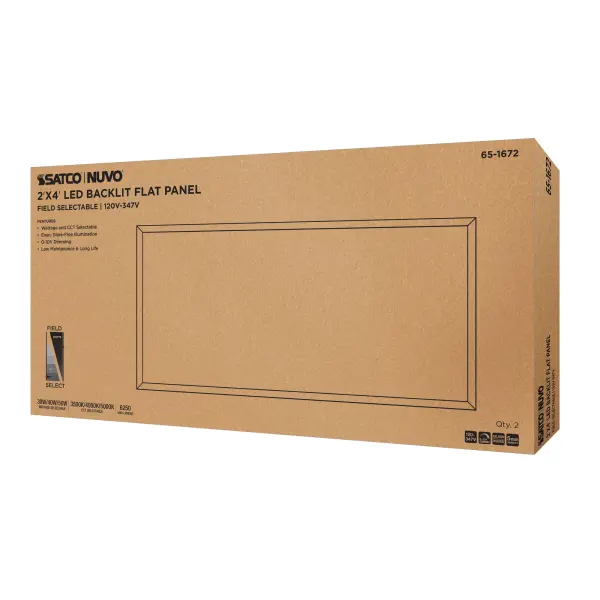 2x4 LED Backlit Panel - Wattage & Color Selectable - Image 11