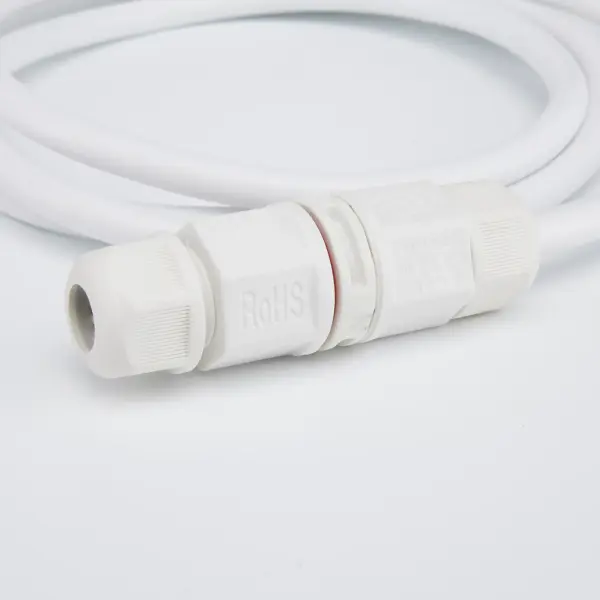 IP68 Whip Connector with 0-10V Dimming - 5.5 Foot - White - Image 4