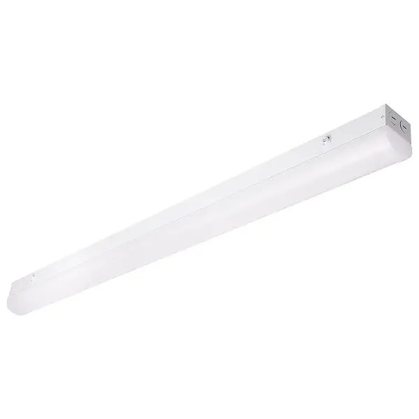 This 4-foot LED linear strip light combines energy efficiency with intelligent microwave sensor technology. Field-selectable CCT and wattage options provide customization for various applications, while flicker-free drivers ensure comfortable illumination.