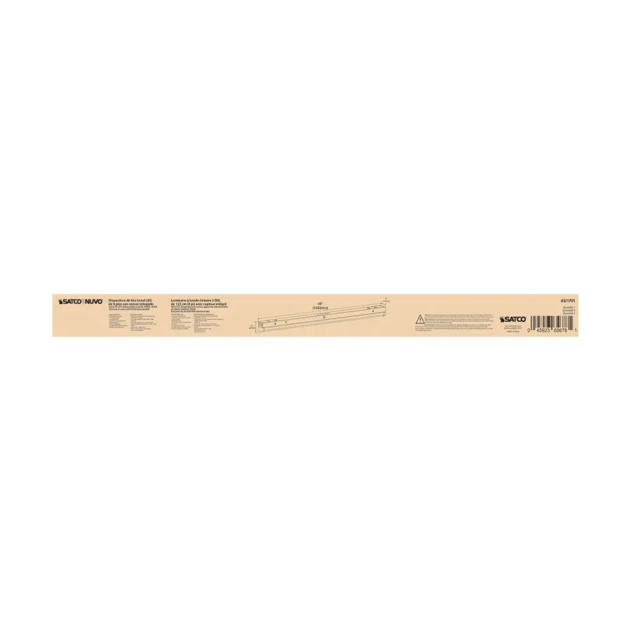 4 ft. LED Linear Strip Light with Microwave Sensor - Image 5