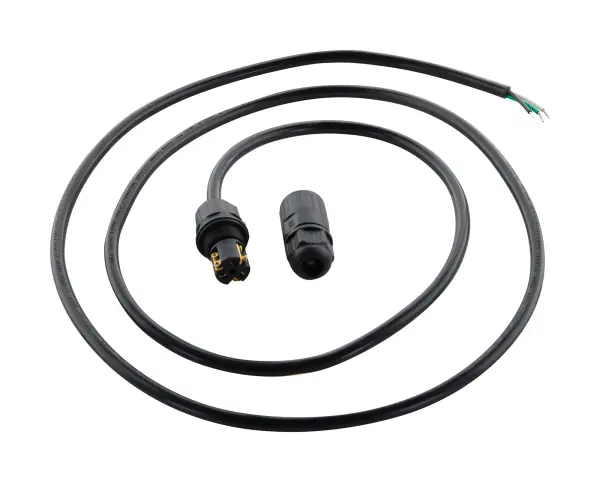 IP68 Rated Whip Connector - 5.5 ft. - Black - Image 1