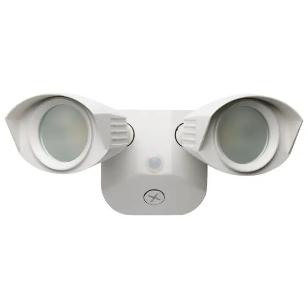 LED Dual Head Security Light - White - Image 2