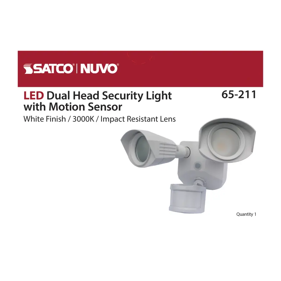 LED Dual Head Security Light with Motion Sensor - Image 15