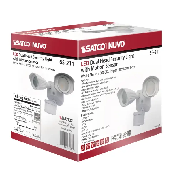 LED Dual Head Security Light with Motion Sensor - Image 16