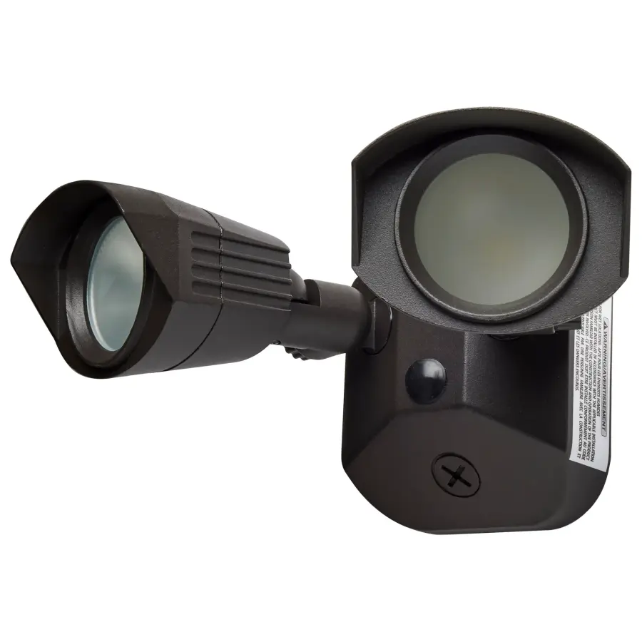 NUVO LED Dual Head Security Light - Bronze - Image 1