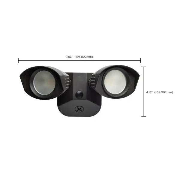 NUVO LED Dual Head Security Light - Bronze - Image 17