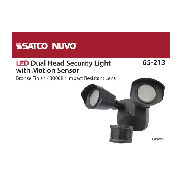 LED Dual Head Security Light with Motion Sensor - Image 18