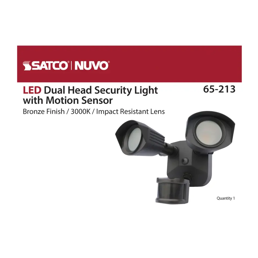 LED Dual Head Security Light with Motion Sensor - Image 18