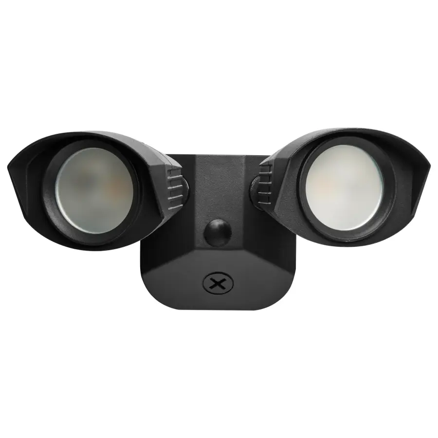 NUVO LED Dual Head Security Light - Black - Image 2