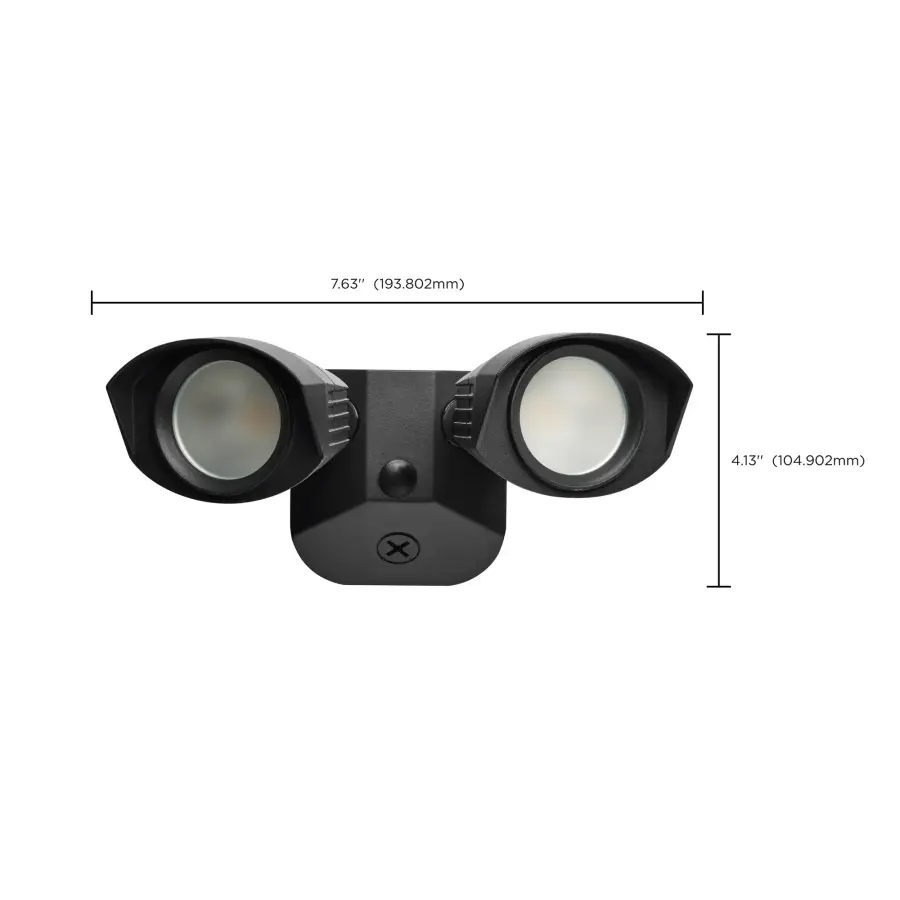NUVO LED Dual Head Security Light - Black - Image 17