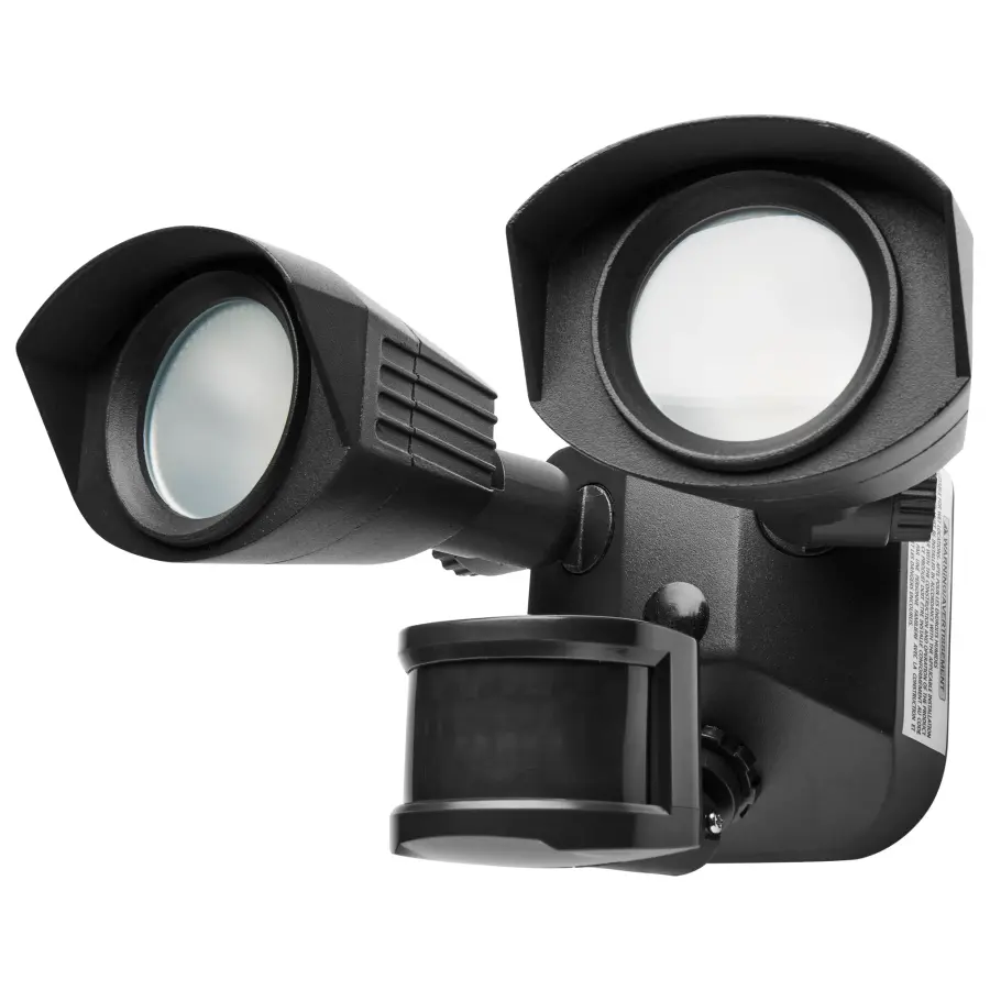 LED Dual Head Security Light with Motion Sensor - Image 1