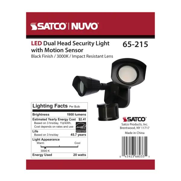 LED Dual Head Security Light with Motion Sensor - Image 17