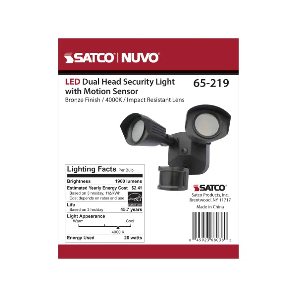 LED Dual Head Security Light with Motion Sensor - Image 17
