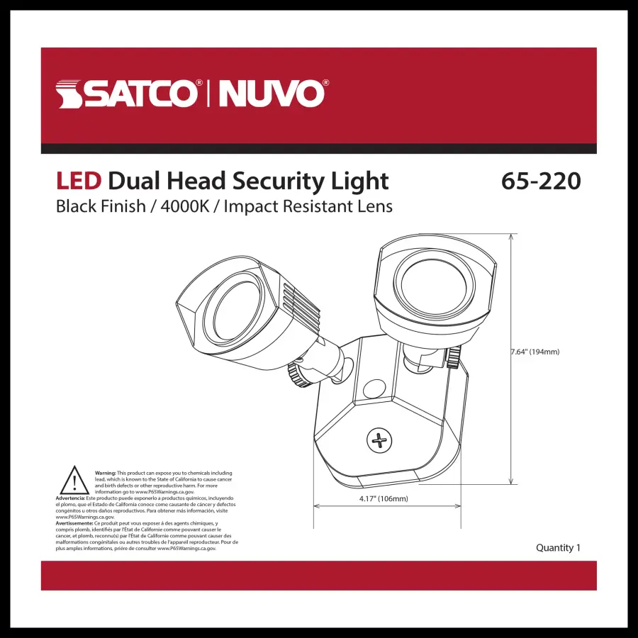NUVO LED Dual Head Security Light - Image 11