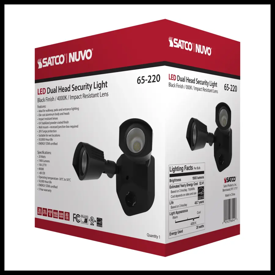 NUVO LED Dual Head Security Light - Image 14