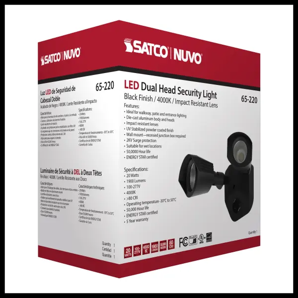 NUVO LED Dual Head Security Light - Image 15