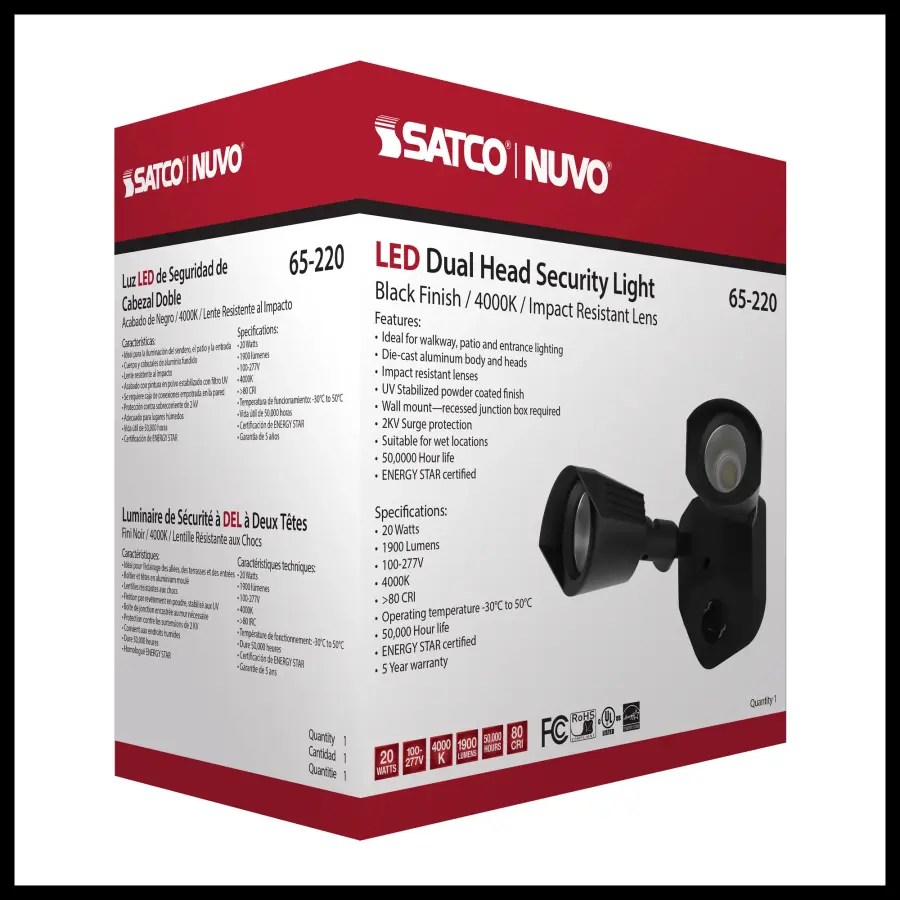 NUVO LED Dual Head Security Light - Image 15