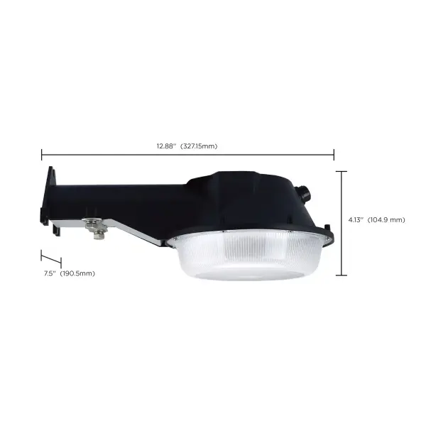 25W LED Area Light with Photocell - Black - Image 6