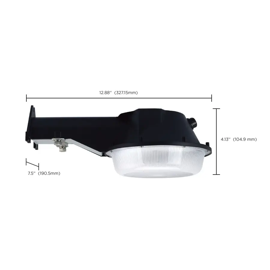 25W LED Area Light with Photocell - Black - Image 6