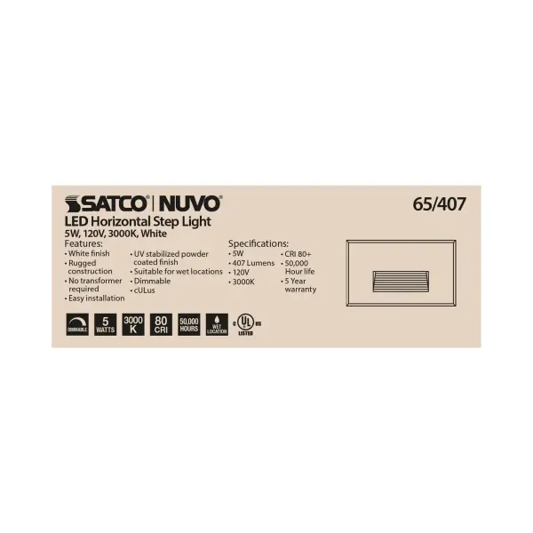 Durable LED Step Light for Safe Outdoor Pathways - Image 4