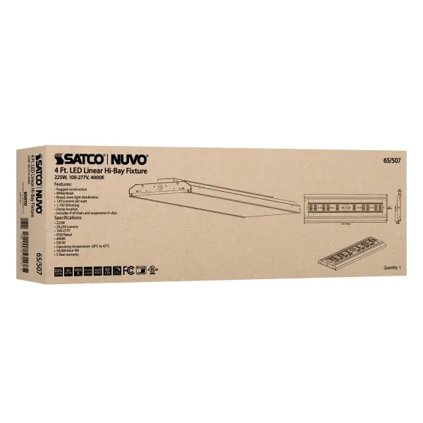 LED 4 ft. Linear High Bay - 225W - 4000K - Image 10