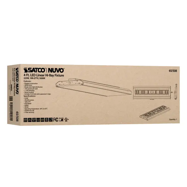 LED 4 ft. Linear High-Bay - 225W - 5000K - Image 12