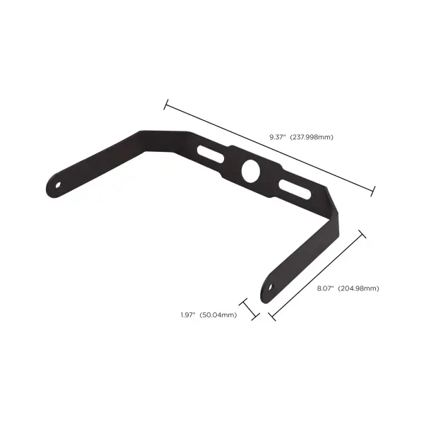 Professional-grade mounting accessory designed for 50-watt flood fixtures with polycarbonate lens. Bronze finish provides weather resistance and durability for both indoor and outdoor applications. - alternate view