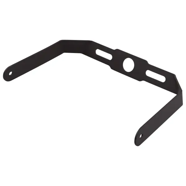 Heavy-duty yoke mounting bracket designed for large tempered glass flood lights. Bronze finish provides weather resistance and complements outdoor lighting installations.