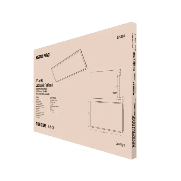 LED Backlit Flat Panel 2x4 - Selectable Wattage & Color Temperature - Image 12