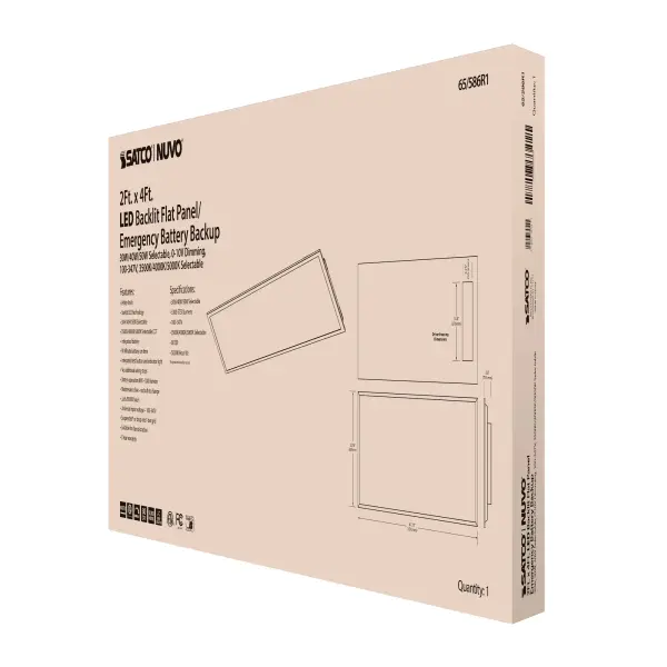 LED Emergency Backlit Flat Panel 2x4 - Image 13