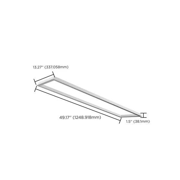 1x4 Backlit Panel Flange Kit - Image 2