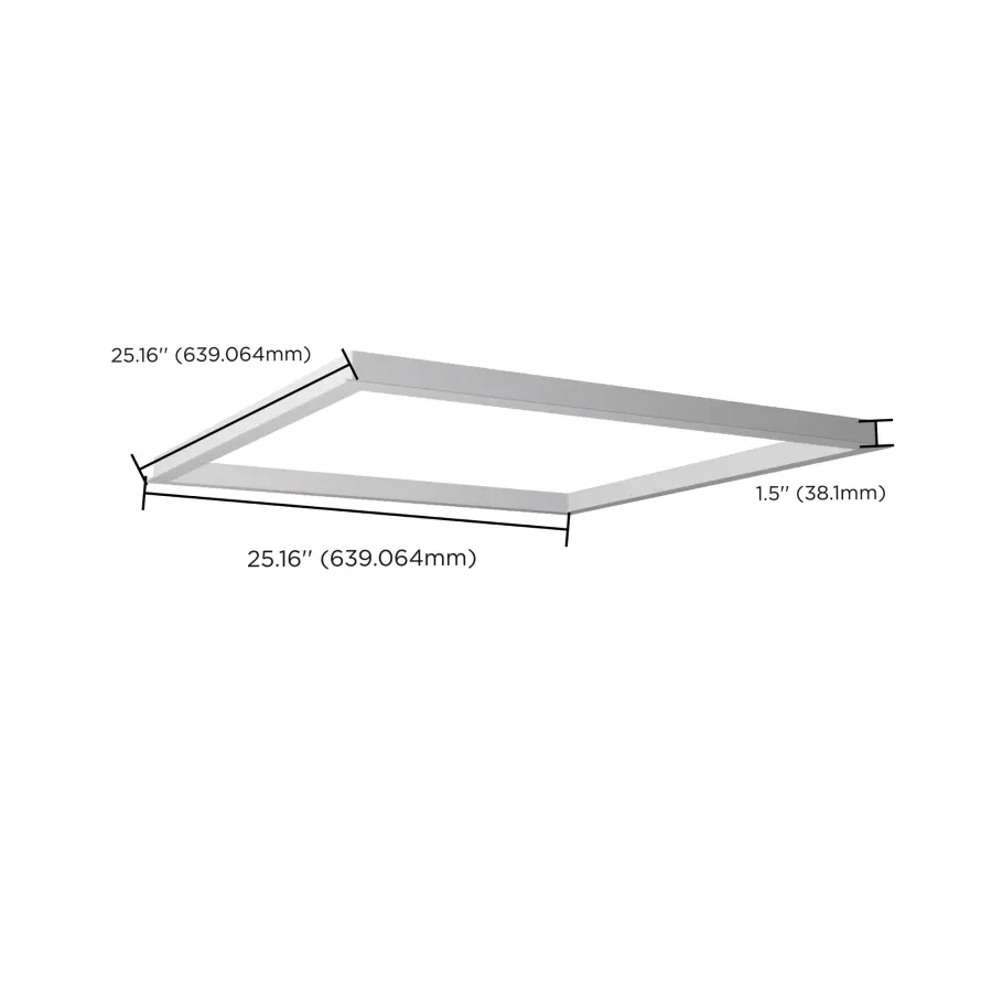2x2 Backlit Panel Flange Kit - Image 2