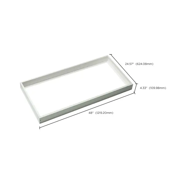 2x4 Backlit Panel Frame Kit in White - Image 2
