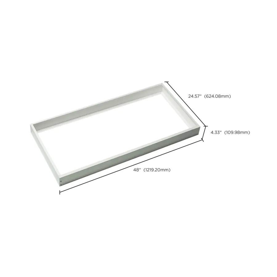 2x4 Backlit Panel Frame Kit in White - Image 2