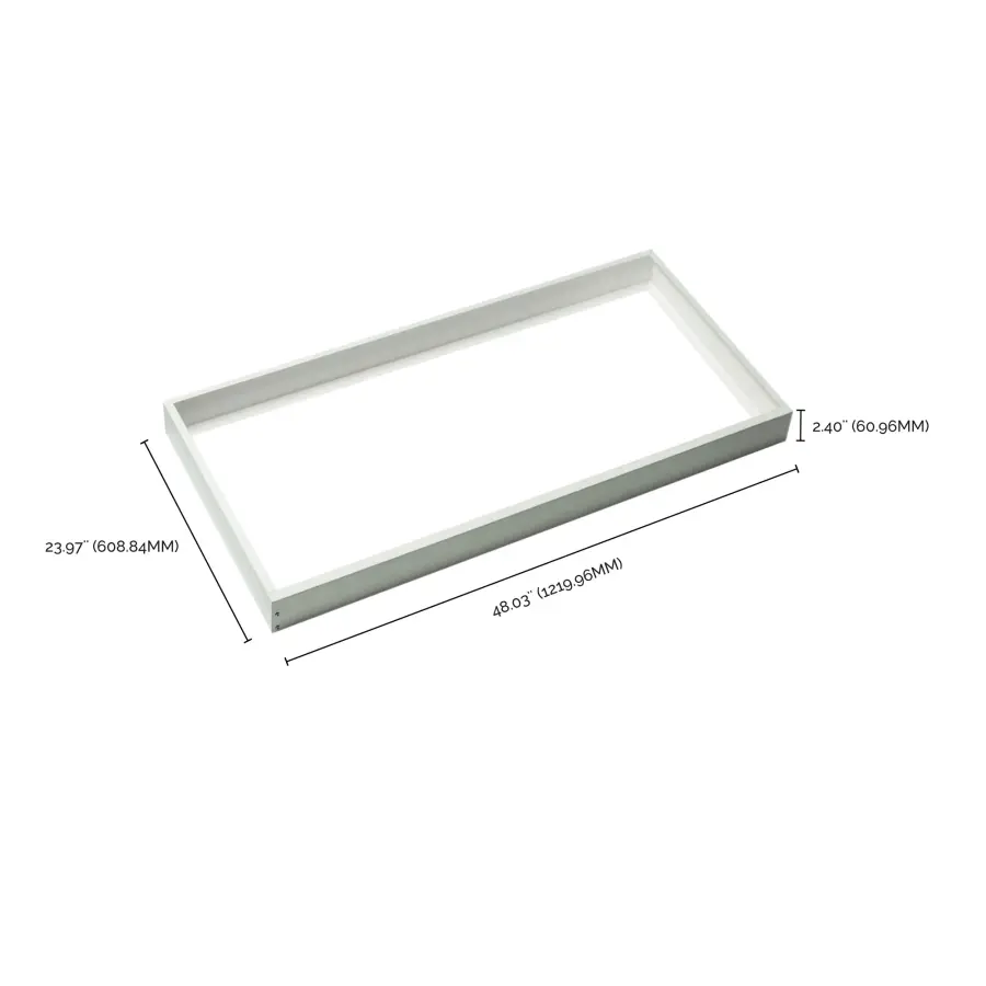 2x4 Backlit Panel Frame Kit - Slim White - Image 2