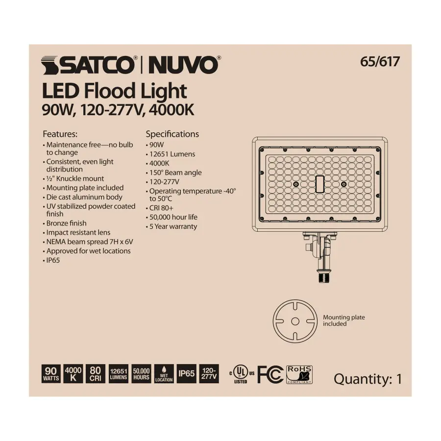 High-Output LED Flood Light for Security and Architectural Lighting - Image 11