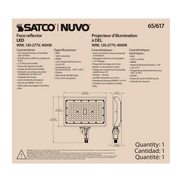 High-Output LED Flood Light for Security and Architectural Lighting - Image 12