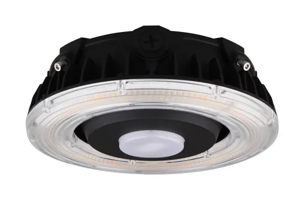 This versatile LED canopy fixture delivers 4,425 lumens with selectable color temperatures, making it ideal for commercial and residential applications requiring durable, energy-efficient lighting in tough environments.