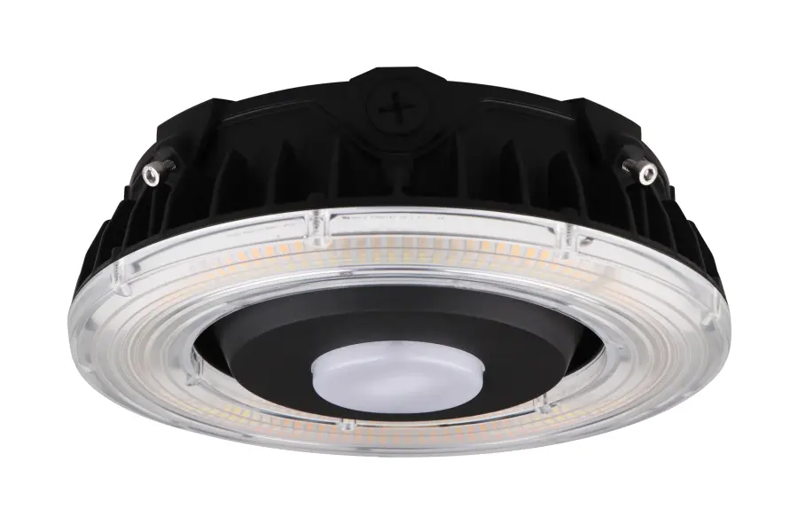 40W LED Canopy Fixture - CCT Selectable - Bronze - Image 1