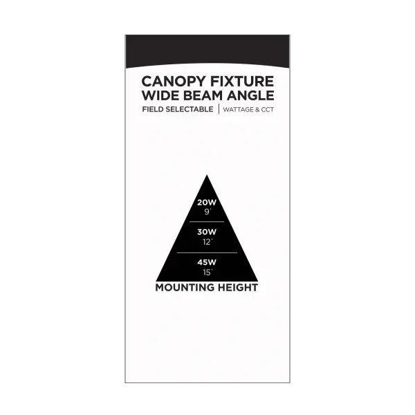Square LED Canopy Light - Selectable CCT & Wattage - Image 22